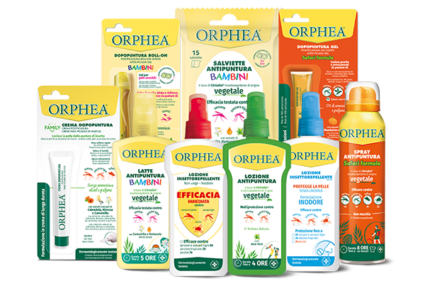 Orphea protezione persona: insetto repellenti e dopo puntura naturali