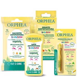 Orphea&reg; Bambini: formulazioni delicate per proteggere e idratare la pelle delicata dei bambini.