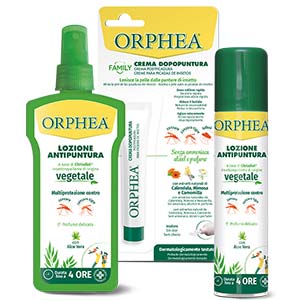 Orphea&reg; Family: insettorepellenti e dopopuntura pratici ed efficaci per tutte le esigenze di protezione.